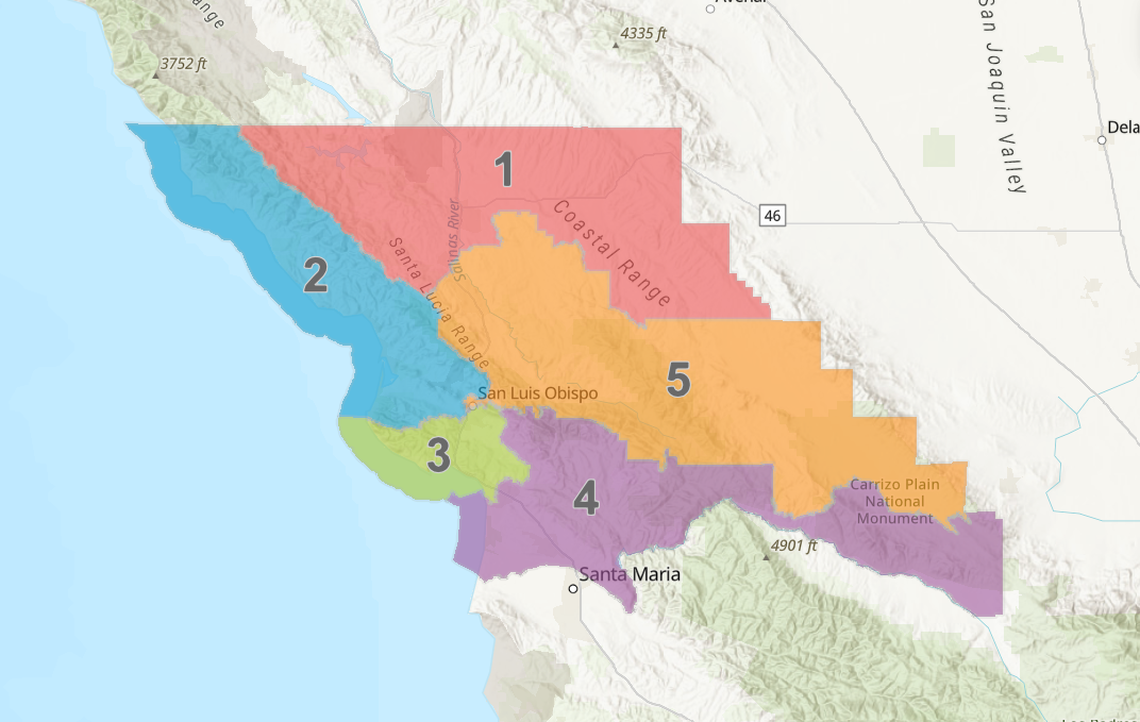 The Fourth District includes Nipomo, Arroyo Grande, Oceano, Halcyon, Huasna, Edna Valley, the California Valley and other unincorporated portions of San Luis Obispo.