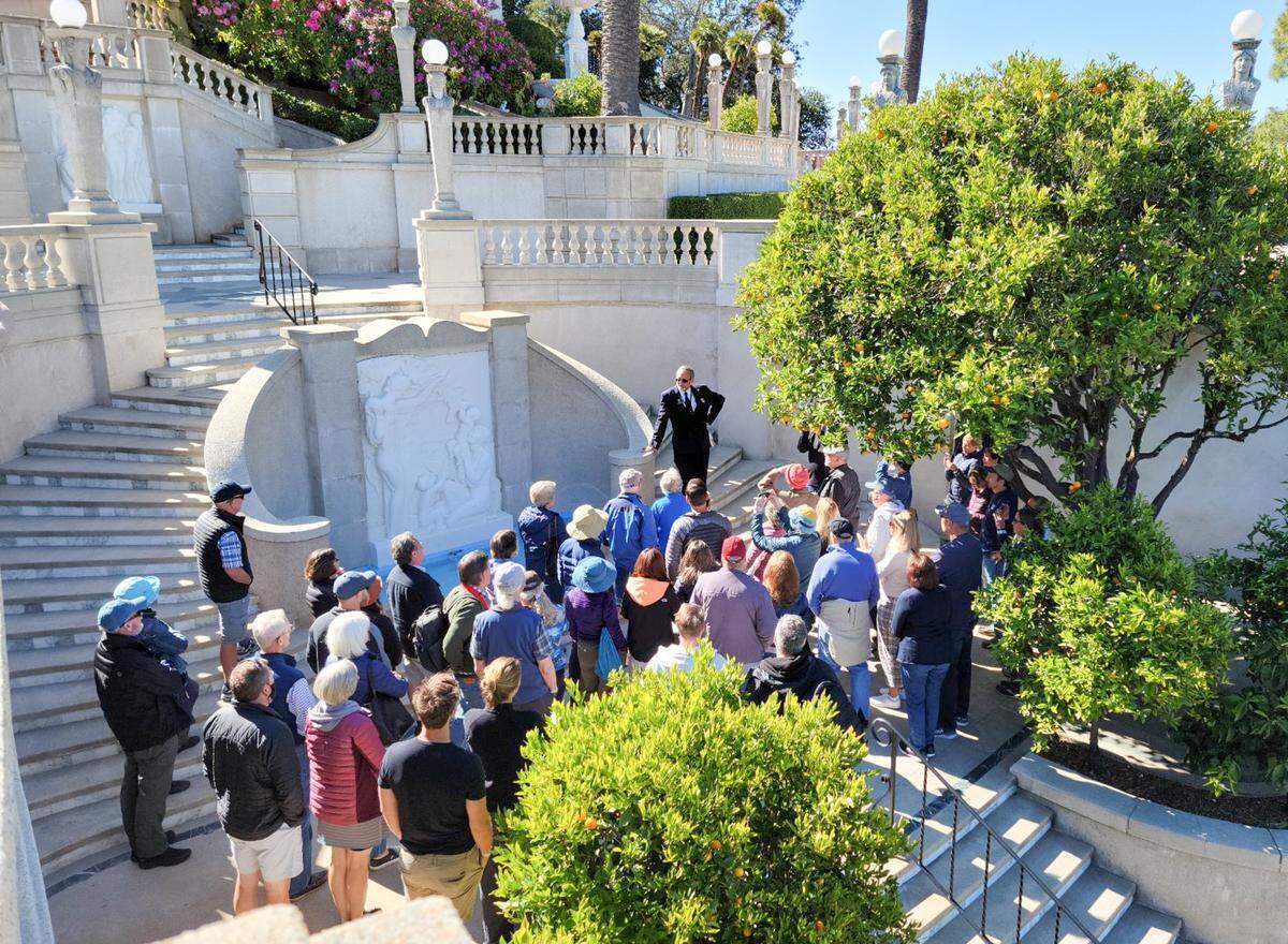 Hearst Castle in San Simeon reopened Wednesday, May 11, 2022, welcoming visitors back after a two-year closure due to COVID-19 and road repairs.