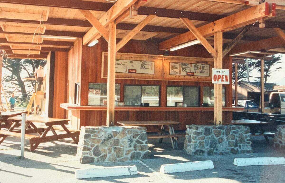 The Ramey family relocated and rebuilt the historic Ragged Point snack bar in the 1990s as part of their creation of the iconic clifftop resort about 25 miles north of Cambria. The snack bar just reopened in June 2026, after extensive repairs and renovation.