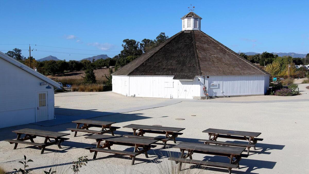 The Octagon Barn on Higuera Street in San Luis Obispo. San Luis Obispo County is trying to complete the Bob Jones Trail that would link San Luis Obispo to Avila Beach.