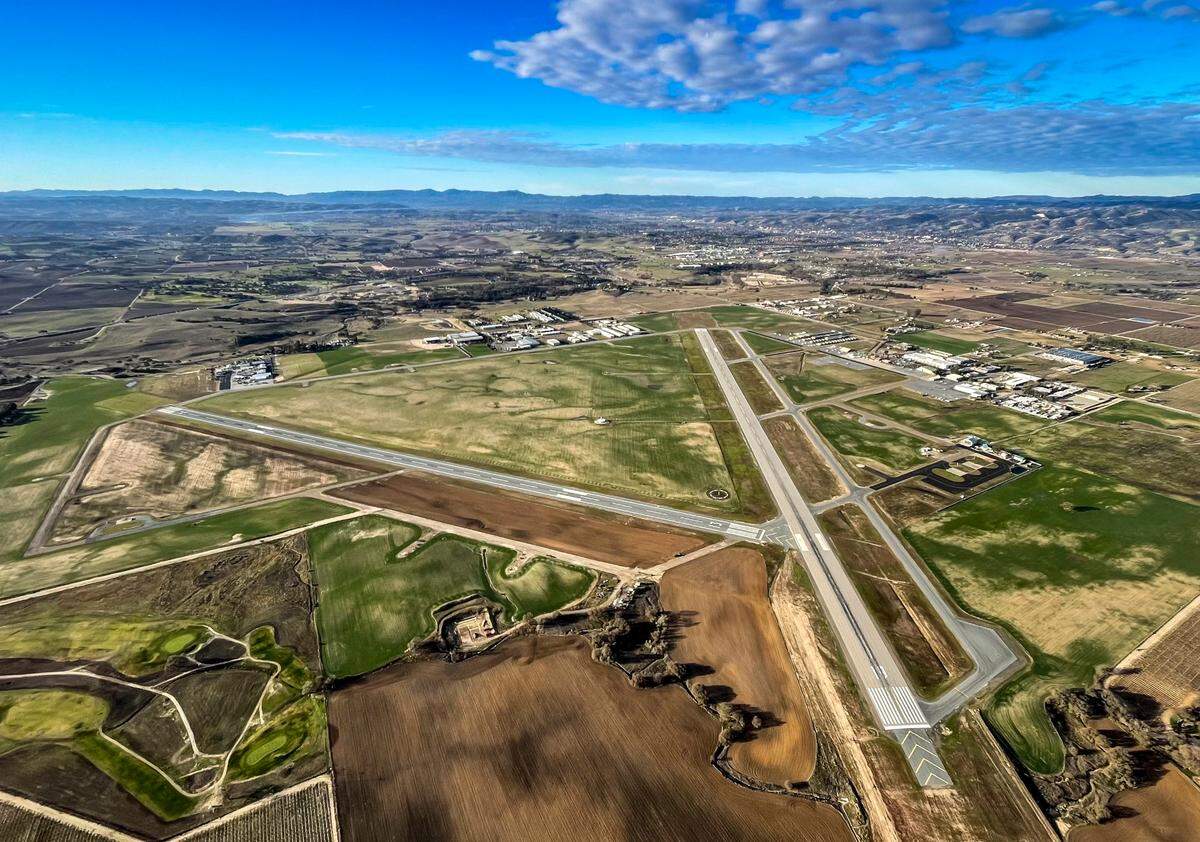 The Paso Robles Municipal Airport.