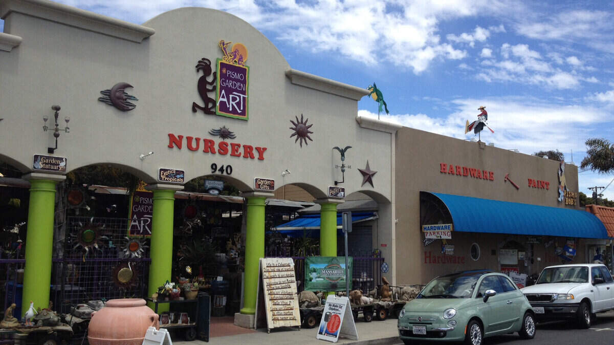 Pismo Bob's hardware store is closing so the Pringle family can focus on their neighboring business, Pismo Garden Art, and Valentina Suites across the street.