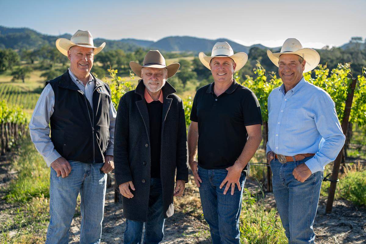 From left, Santa Margarita Ranch owners Karl Wittstrom, Rob Rossi, Steve Rossi and Doug Filipponi announced a new 38-homesite development going on sale Tuesday, Sept. 23, 2025.