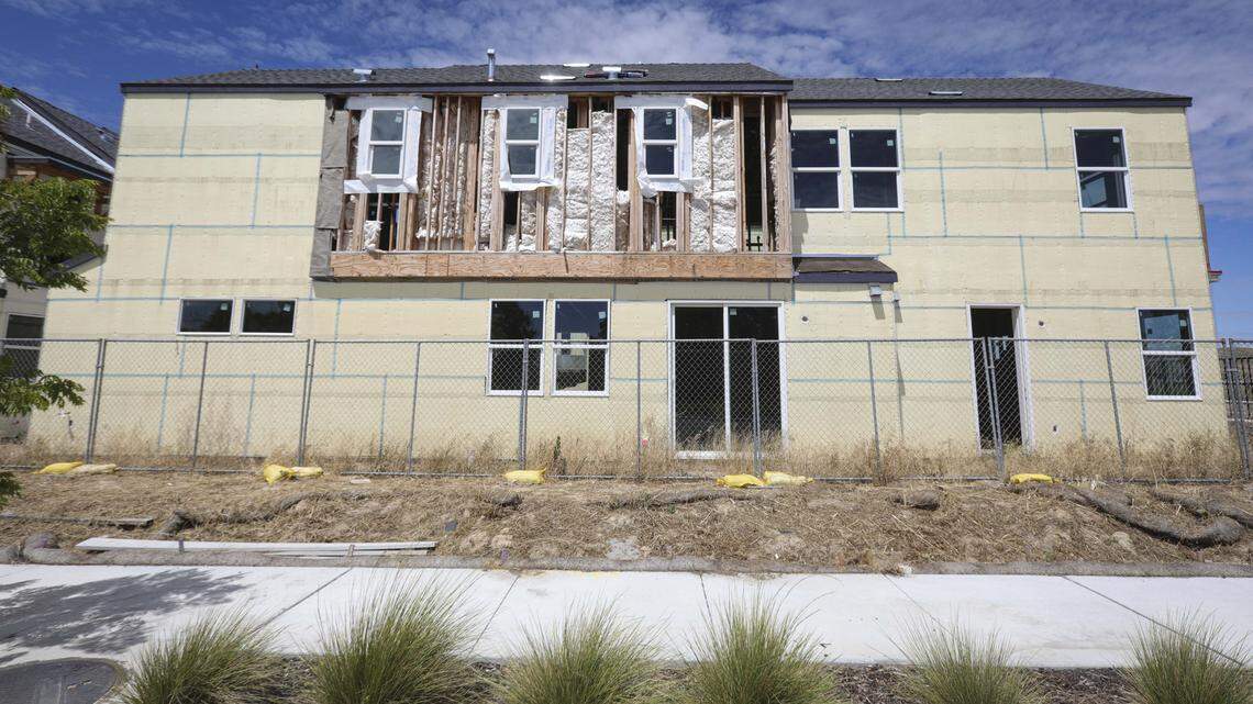 Construction on the Reserve at Vinedo development was at a standstill on April 27, 2026. The PA-13 phase of the project was supposed to bring 107 homes and 107 ADUs to Linne Road in Paso Robles, but owner STG Partners LLC ran out of funding mid-build.