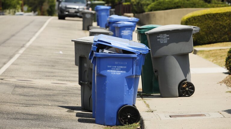 Can I leave extra trash on the curb in SLO? See cleanup week schedule