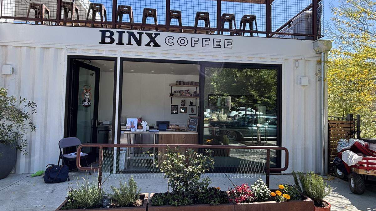 Binx Coffee opened on May 6, 2026, in Atascadero, run by Cambria and Tyler Lara.