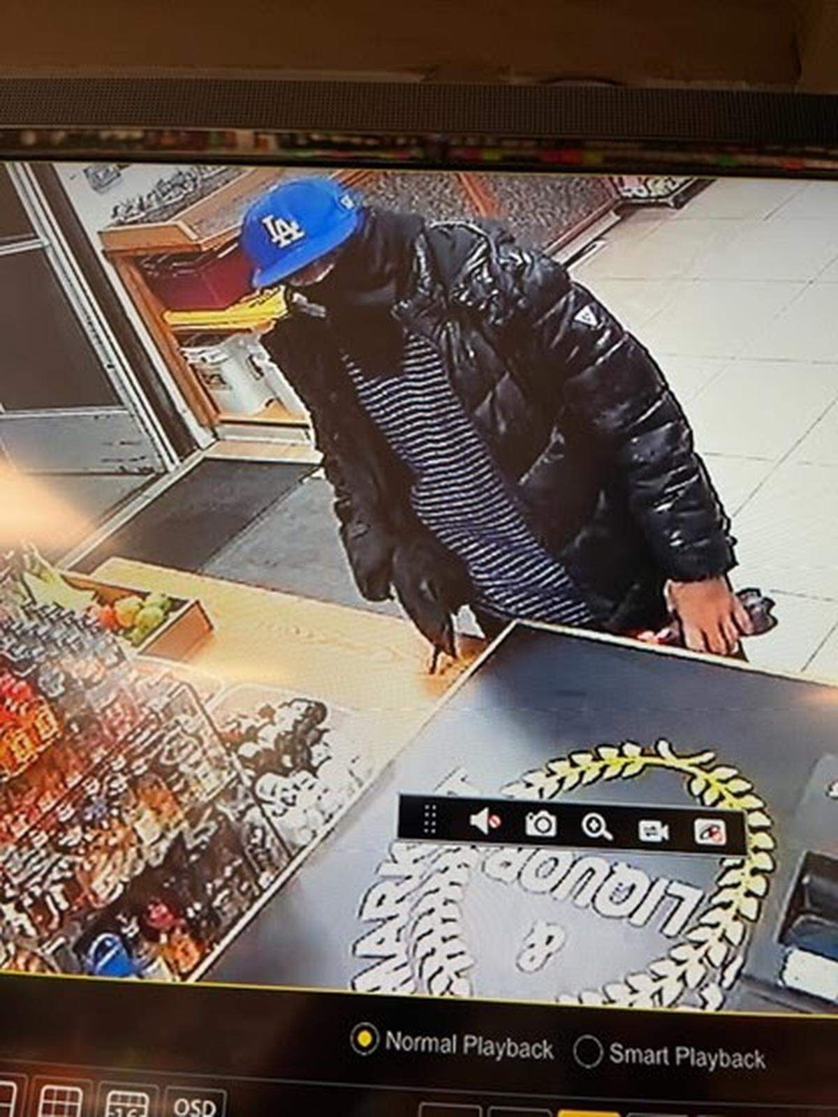 The San Luis Obispo Police Department asked for the public’s help identifying the suspect in an armed robbery that occurred at Laurel Street Liquor on Dec. 13.