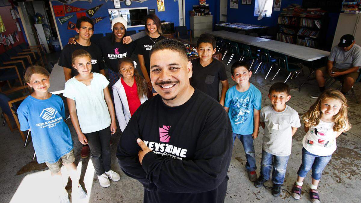 Mario De Leon of the Boys & Girls Club in Oceano. A lifelong Oceano resident, De Leon credits the club for helping him find the right path in his life.