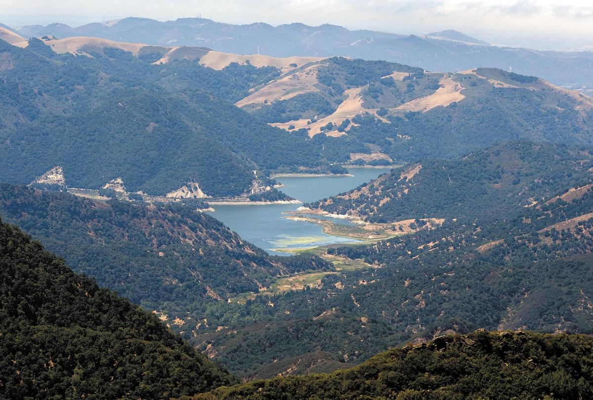The view of Lopez Lake from the Hi Mountain Condor Lookout Aug. 4, 2010.