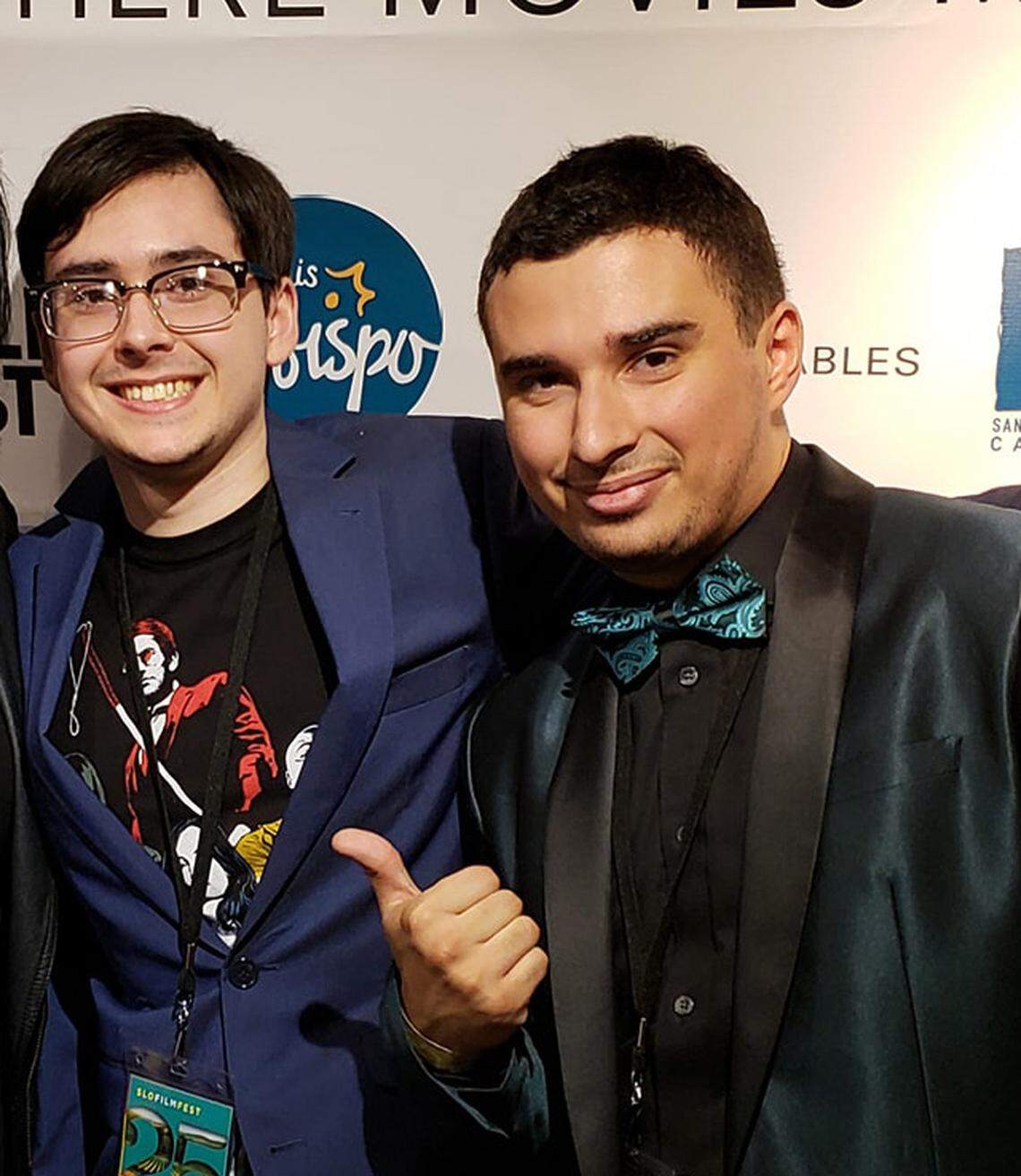 Cambria native brothers and filmmakers, from left, Carlos and Kyle Plummer.