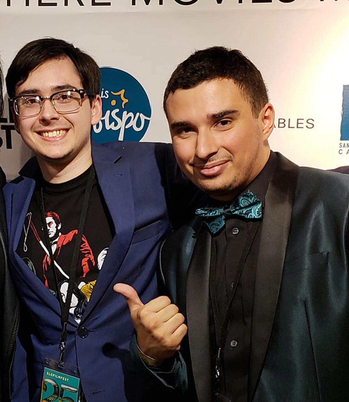 Cambria native brothers and filmmakers, from left, Carlos and Kyle Plummer.