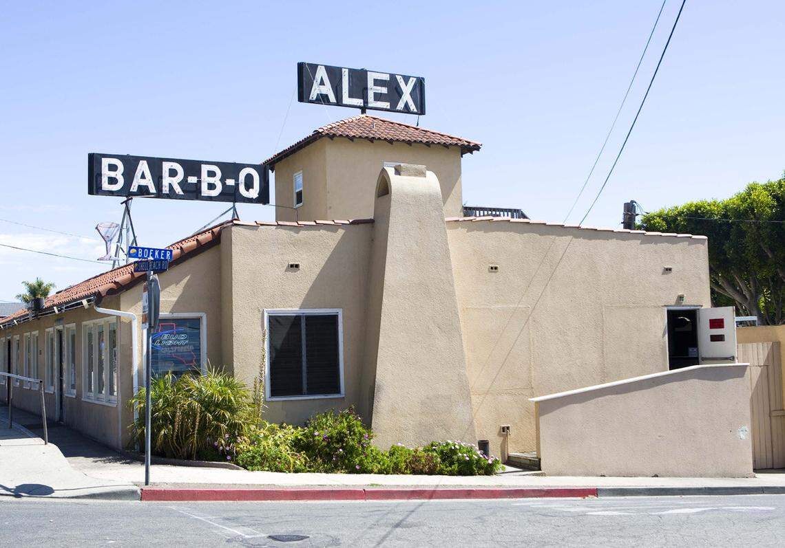 The Alex Bar-B-Q building in Shell Beach, seen here in 2014, was slated for renovation but was torn down on Tuesday instead.