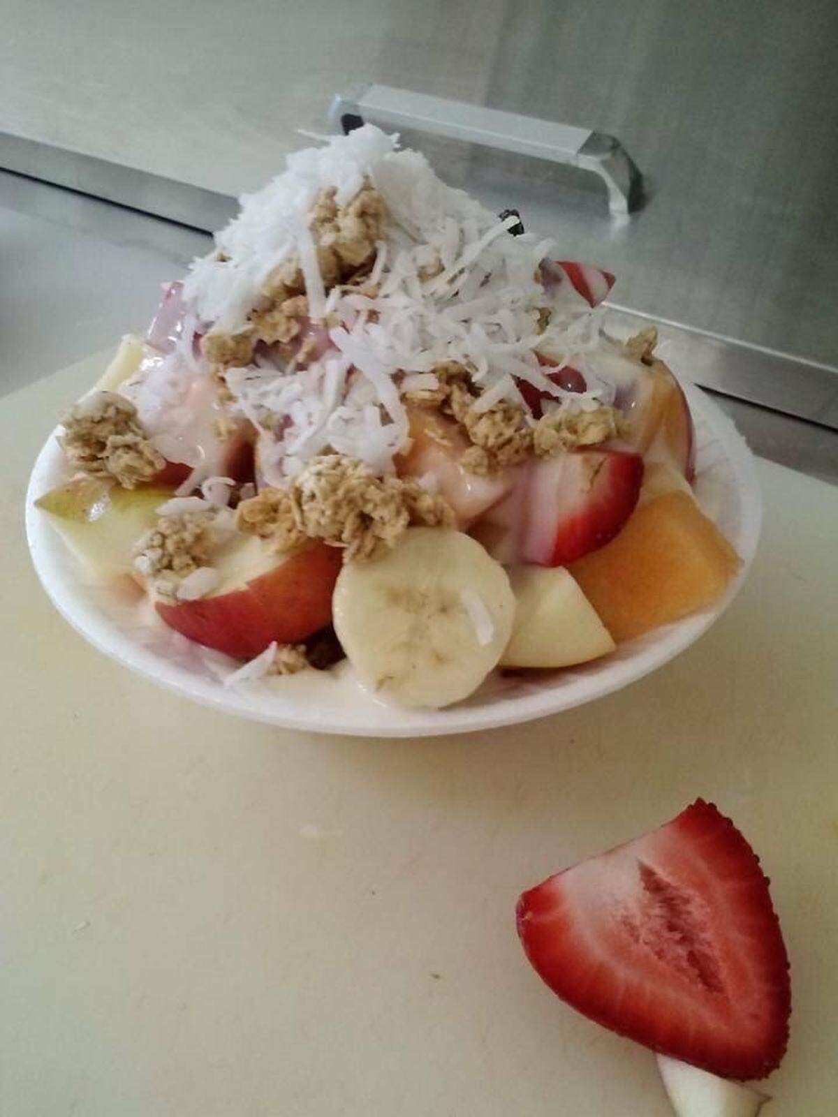 A Mexican fruit salad called biónico is one of the many treats on the menu at Ice Cream Shop La Michoacana, set to open in Atascadero in early 2022.