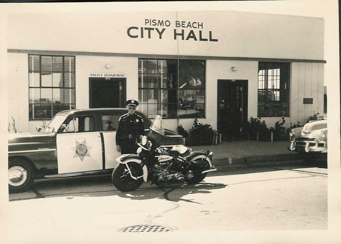 The Pismo Beach Police & Parking Annex was home to Pismo Beach City Hall in the 1940s and 50s and later served as a tourism office.
