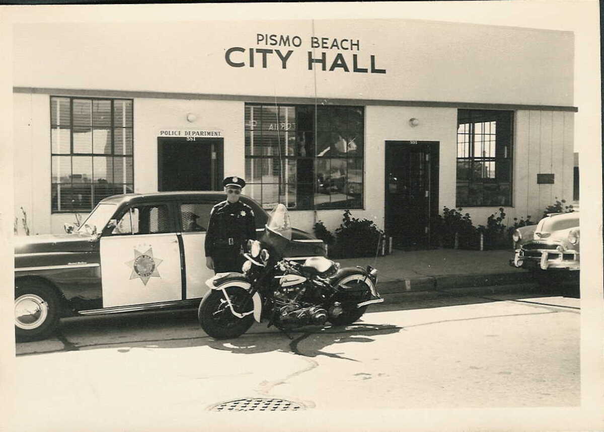 The Pismo Beach Police & Parking Annex was home to Pismo Beach City Hall in the 1940s and 50s and later served as a tourism office.