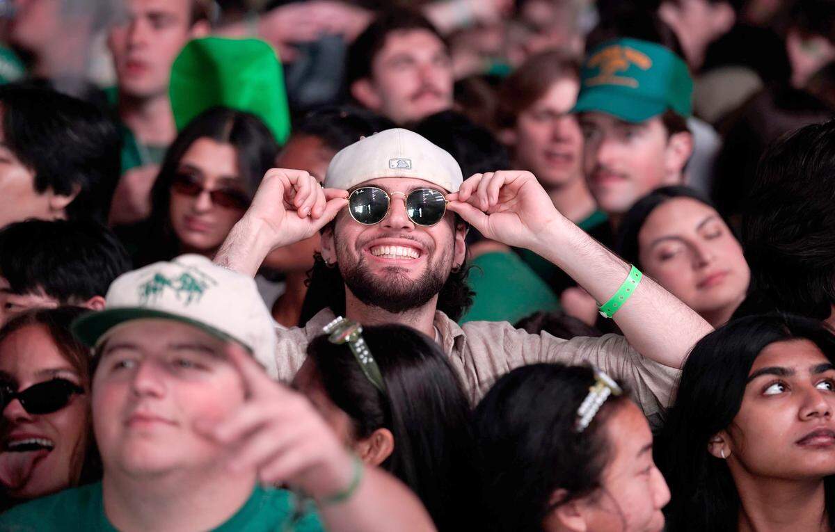 Thousands of students flocked to the second annual Morning on the Green music festival in the early morning hours of March 14, 2026. The music festival is an attempt to curb St. Fratty’s Day street partying in the neighborhoods near Cal Poly.