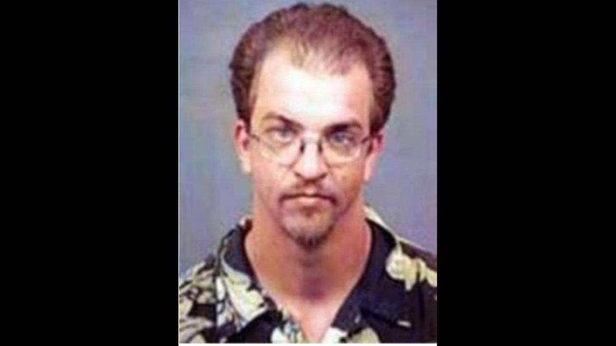 Convicted child molester Erik Kristian Moller — photographed here in 2001 — is still on the run after skipping his sentencing in San Luis Obispo in 2003.