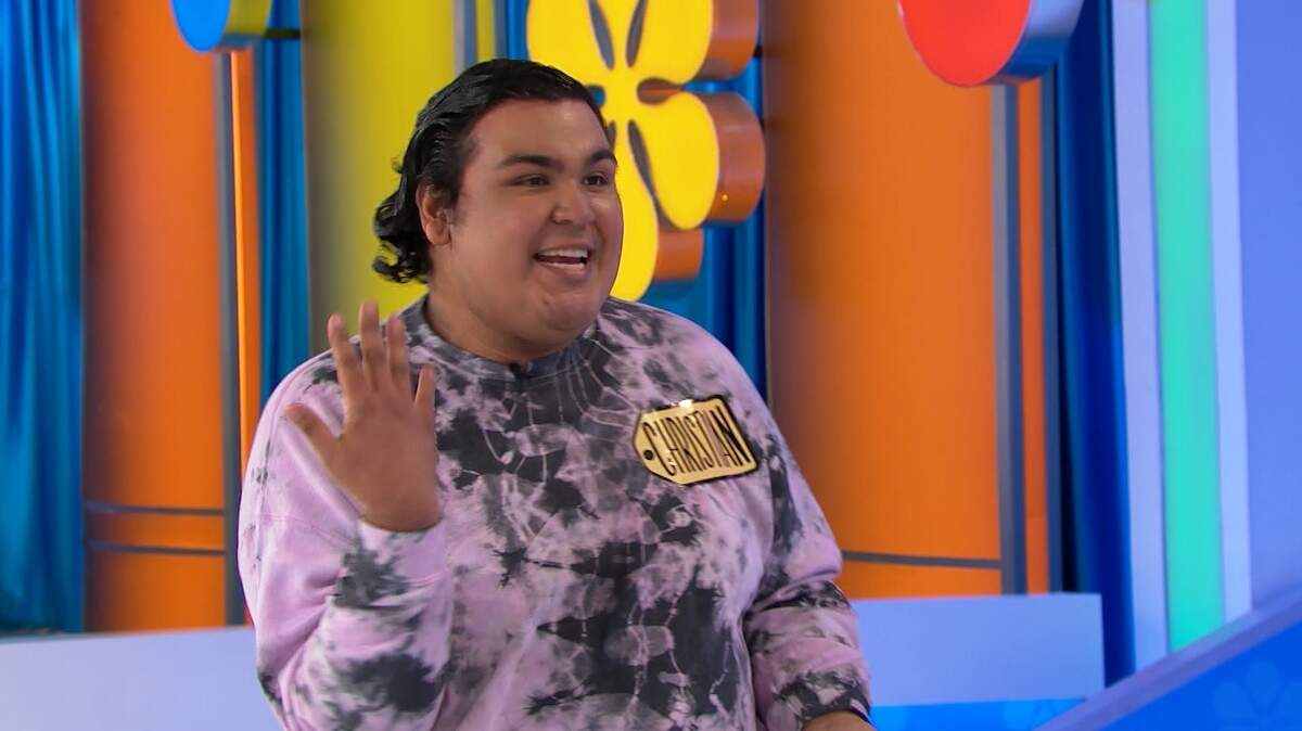 San Luis Obispo County social media influencer Christian Garcia appears on “The Price is Right” on CBS on Monday, May 3, 2021.