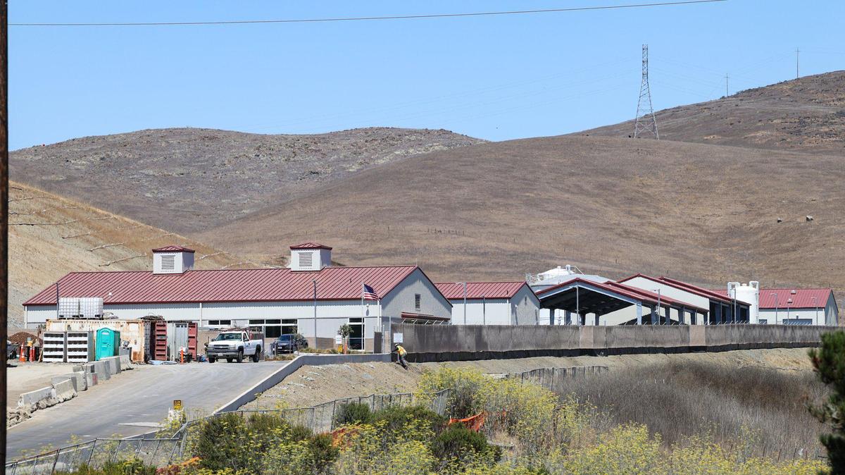 The city of Morro Bay received more than $9.3 million from the federal government for its nearly-complete water reclamation facility. Morro Bay Water Reclamation Facility located off of Highway 1 will replace the city’s existing waste water treatment plant on Atascadero Road. This view is from Aug. 18, 2022.