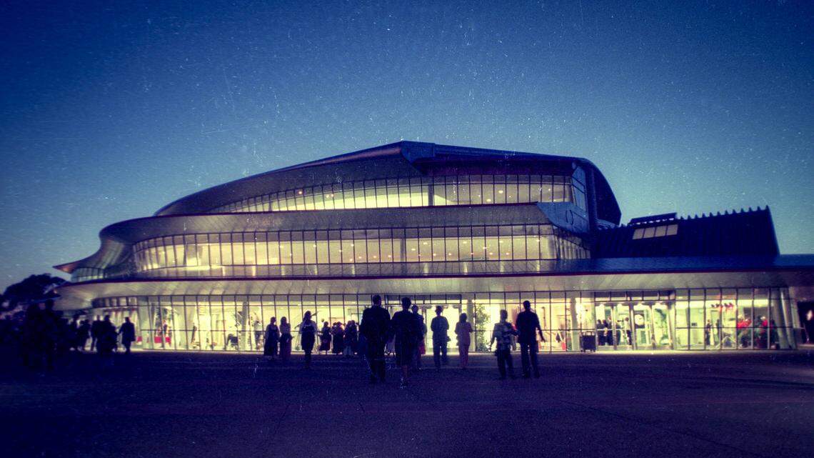 Before the PAC formally opened a Hard Hat Ball was held as a fundraiser June 29, 1996.