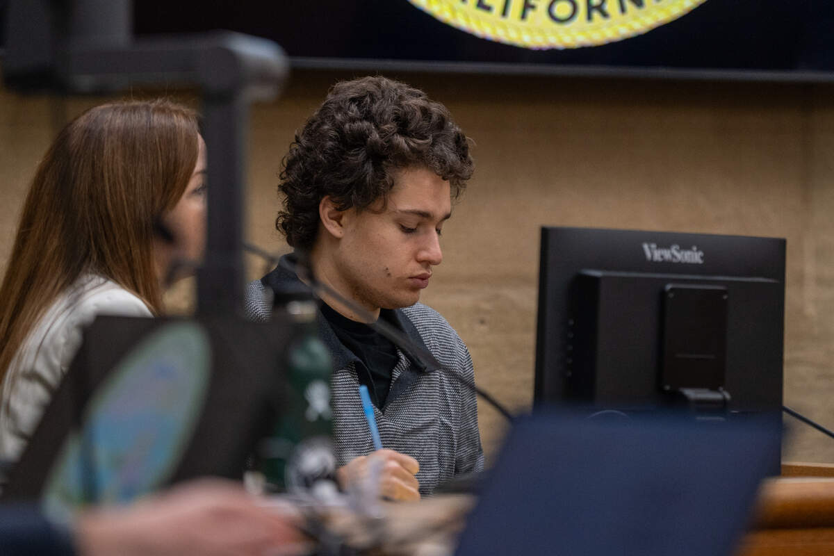 Tyler Stevens appears in court during his arraignment on Wednesday, March 18, 2026.