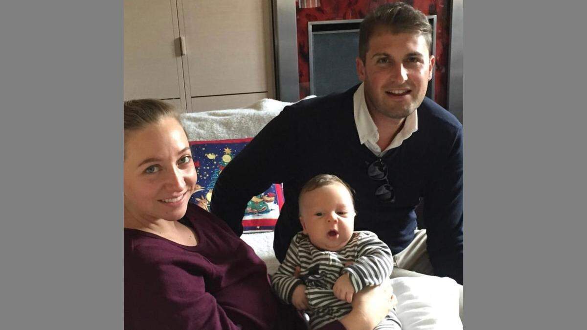 San Luis Obispo native Emily Tedone, left, lives in northern Italy with her husband Riccardo Capelli and their son, Leonardo. The country is struggling to slow a coronavirus outbreak that has killed thousands of people.