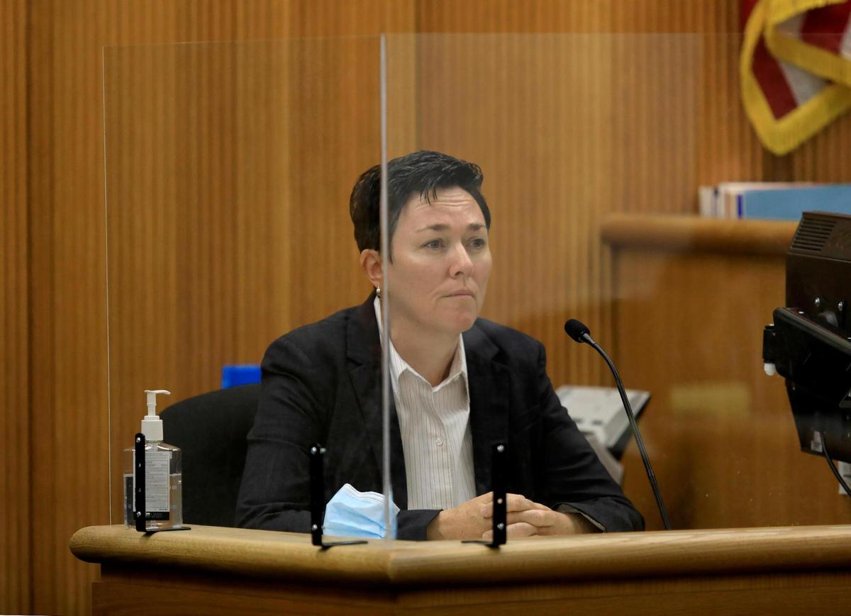 San Luis Obispo police chief, Deanna Cantrell testified on the second day of a preliminary hearing of Cheyne Orndoff and Vanessa Bedroni, the San Luis Obispo couple arrested on child endangerment charges following the July 2019 search for San Luis Obispo police Chief Deanna Cantrell’s missing gun.