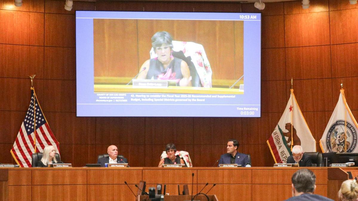 The San Luis Obispo County Board of Supervisors met on June 17, 2025.