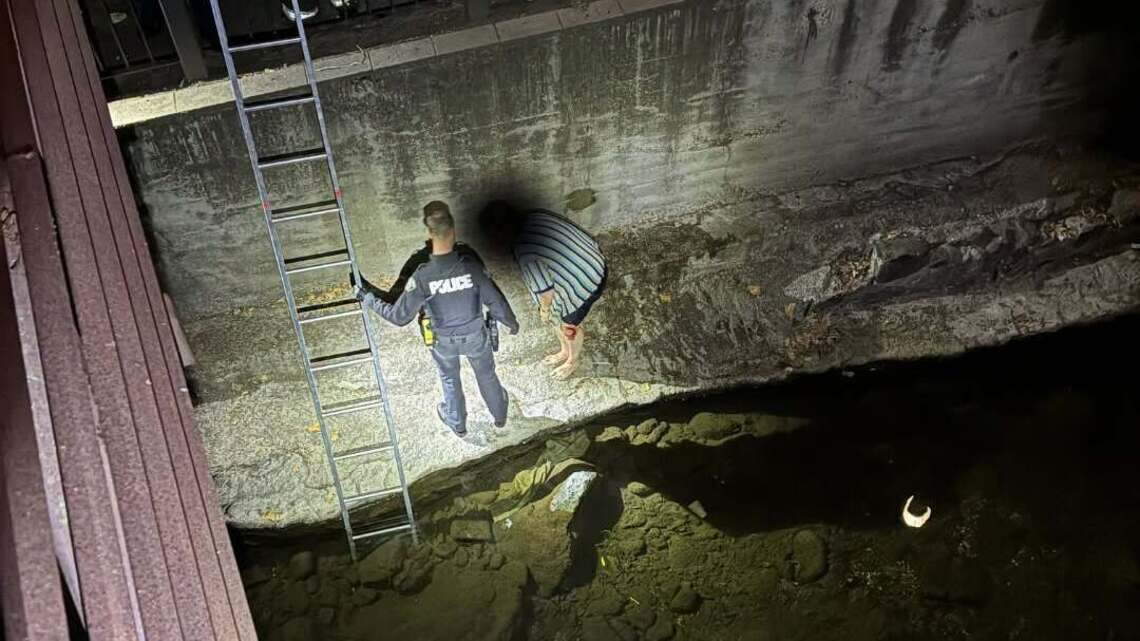 SLOPD: ‘Highly inebriated’ man rescued after stopping to pee in creek, falling in