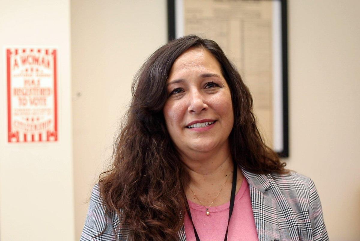 Elaina Cano, San Luis Obispo County clerk-recorder, at her office on Aug. 10, 2022. She’s overseeing a recount of the District 4 Board of Supervisors race.