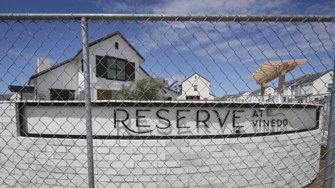 Construction on the Reserve at Vinedo development was at a standstill on April 27, 2026. The PA-13 phase of the project was supposed to bring 107 homes and 107 ADUs to Linne Road in Paso Robles, but owner STG Partners LLC ran out of funding mid-build.