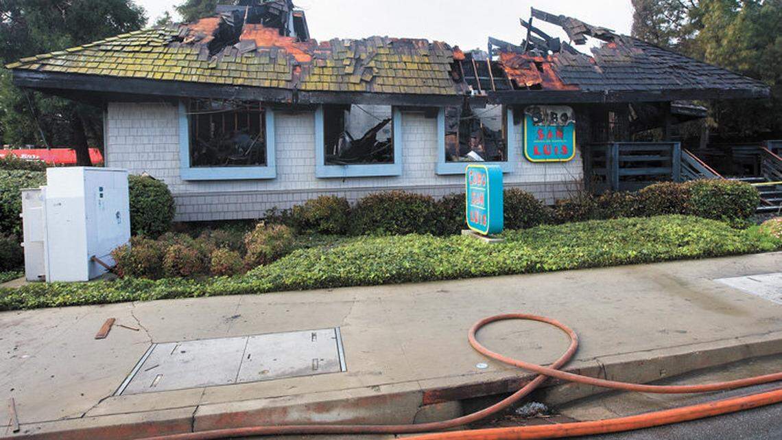 An early morning fire caused extensive damage to Cabo San Luis restaurant on Foothill Boulevard in March 2010.