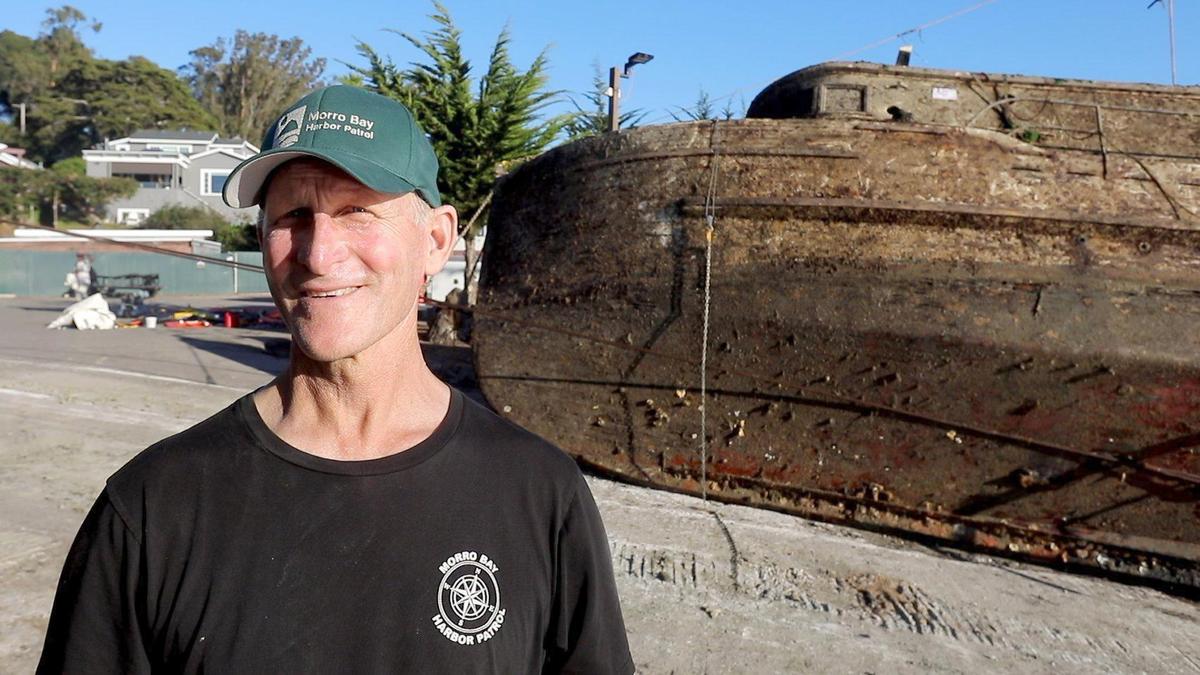 Eric Endersby is retiring as Morro Bay Harbor Department director. One of his big projects was recovering a sunken boat in the bay on Nov. 11, 2021,