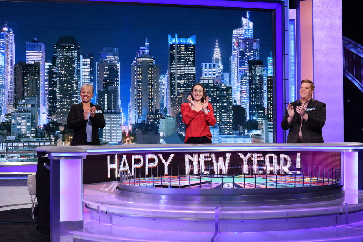 Santa Maria teacher Shawna Perez, center, will appear on “Wheel of Fortune” on Monday, Dec. 28, 2020.