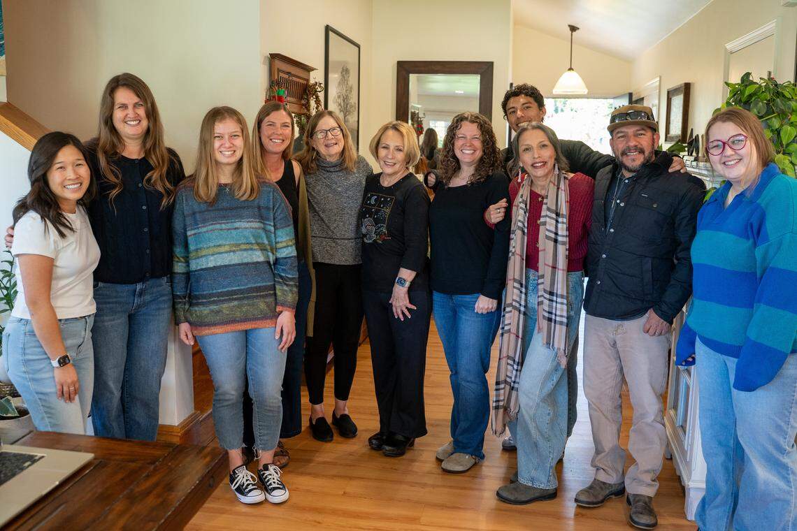 Womenade SLO volunteers pose for a group photo on Saturday, Dec. 6, 2025. Womenade SLO was founded in April 2025 as a successor to the Womenade organization that served San Luis Obispo County from 2003 to 2019.