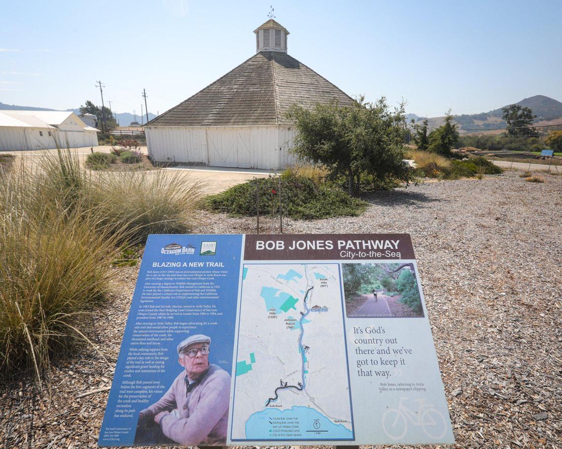 The Octagon Barn in San Luis Obispo is envisioned as a future trailhead for the Bob Jones Trail.