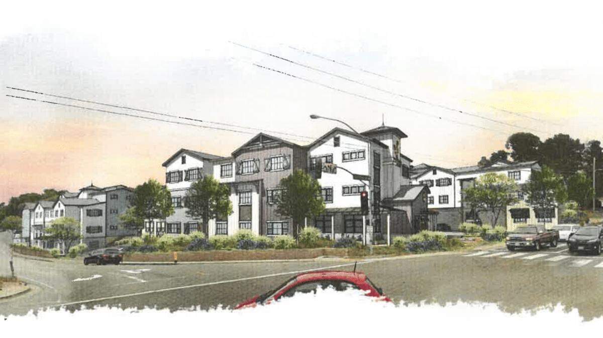 Concept art from RRM Design shows the layout of a 63-unit Housing Authority of San Luis Obispo affordable housing project at 700 N Oak Park Boulevard. HASLO executive director Scott Collins said the project is likely to break ground in early December.
