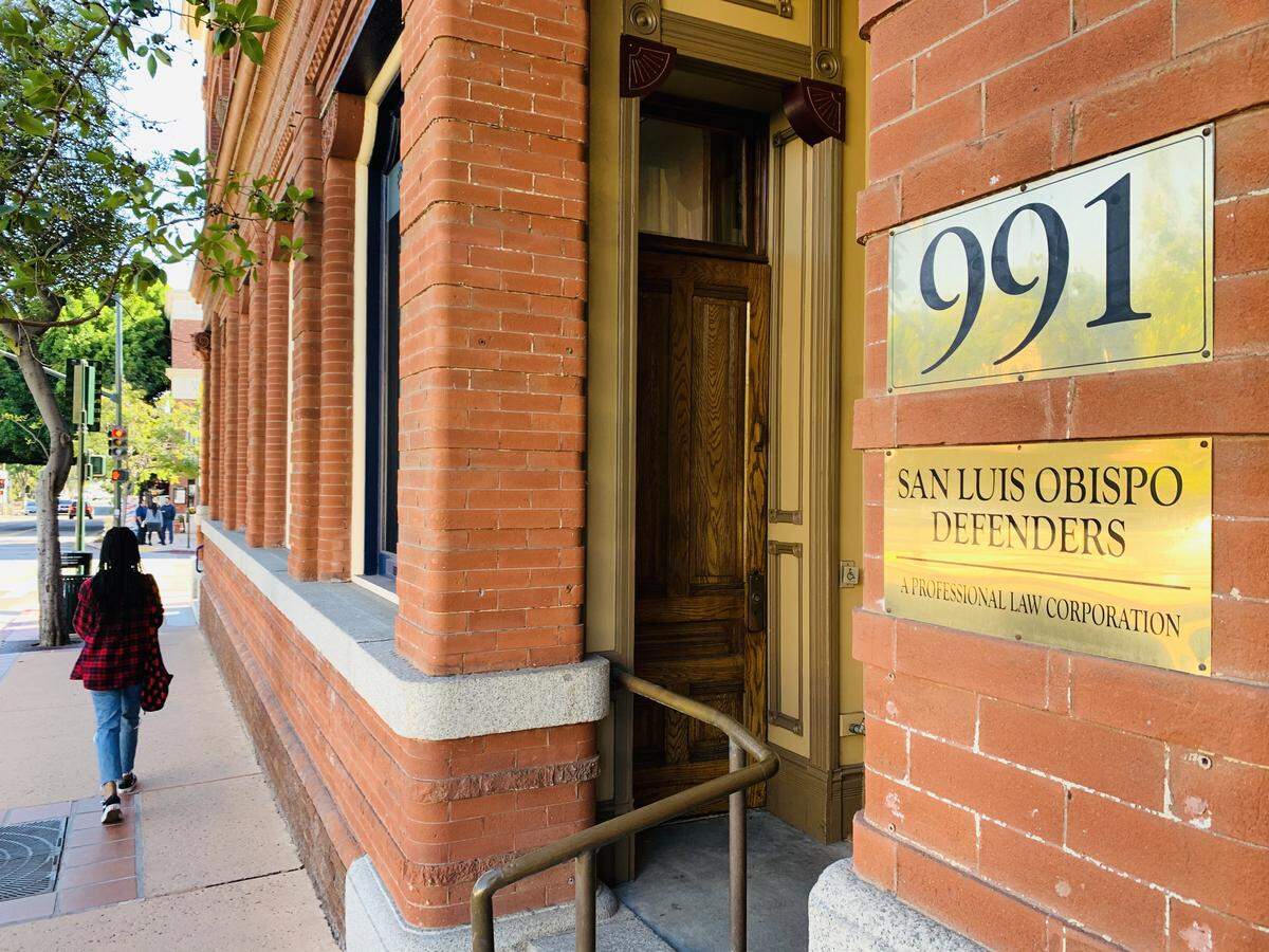 The office of SLO Defenders on Osos Street in downtown San Luis Obispo.