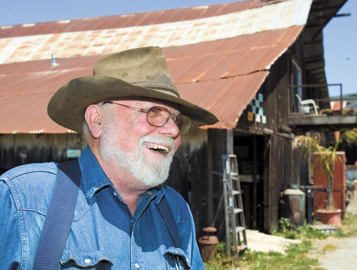 Dan DeVaul at his Sunny Acres property outside San Luis Obispo in 2013.