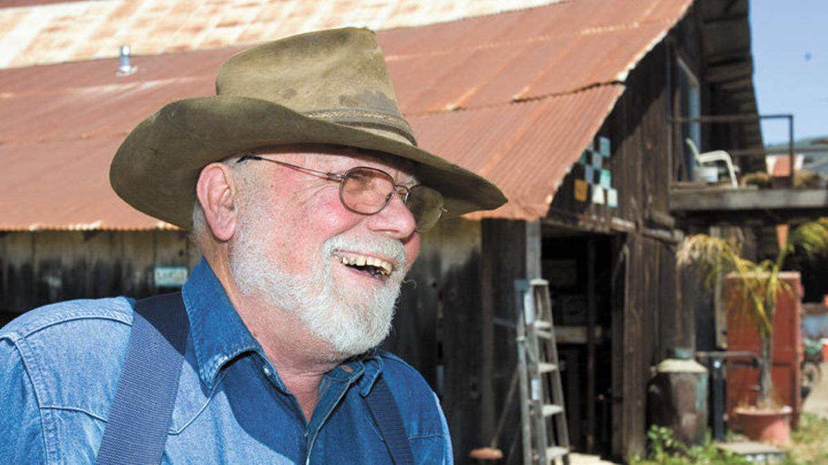 Dan DeVaul at his Sunny Acres property outside San Luis Obispo in 2013.