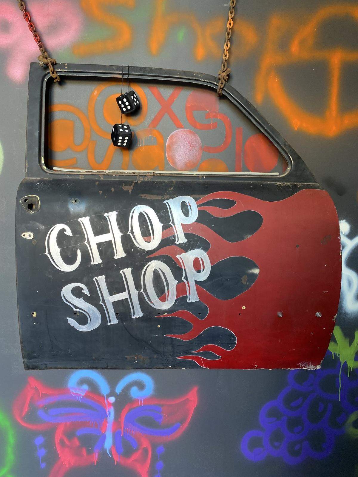 A-Town Chop Shop, a vintage auto-themed axe-throwing lounge in Atascadero, will celebrate its grand opening on Wednesday, May 24, 2023.