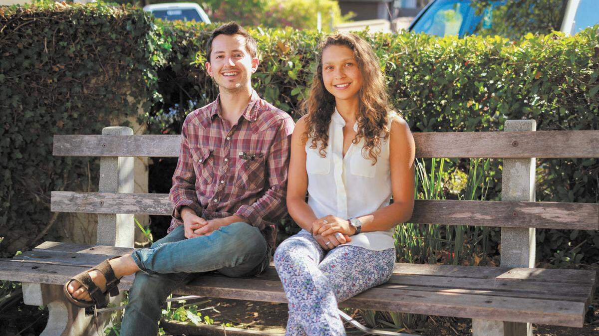 Sander DiAngelis, left, and Natalie Siddique are co-founders of Moja Outdoors Inc.