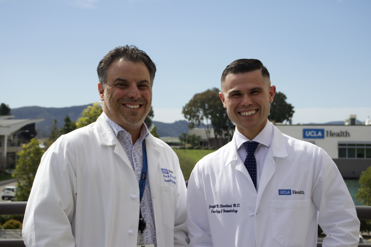 UCLA Health oncologists Dr. Brian DiCarlo, left, and Dr. Joseph Cleveland pioneered the opening of a new UCLA Health cancer treatment center in Atascadero, which will become the only cancer care center to North County. The center will open by the end of July 2025.