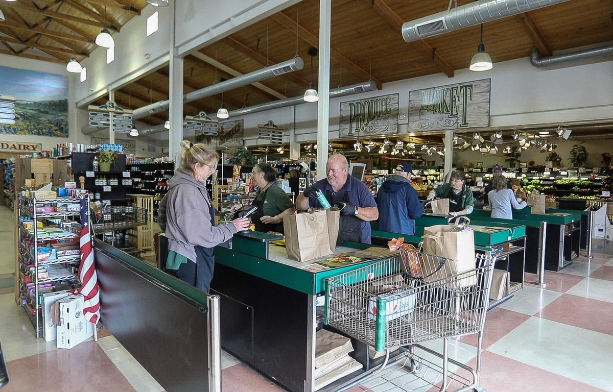 JJ’s Market in Arroyo Grande is among many stores offering a “senior hour.” It urges customers to adhere to “common sense limits” when shopping.