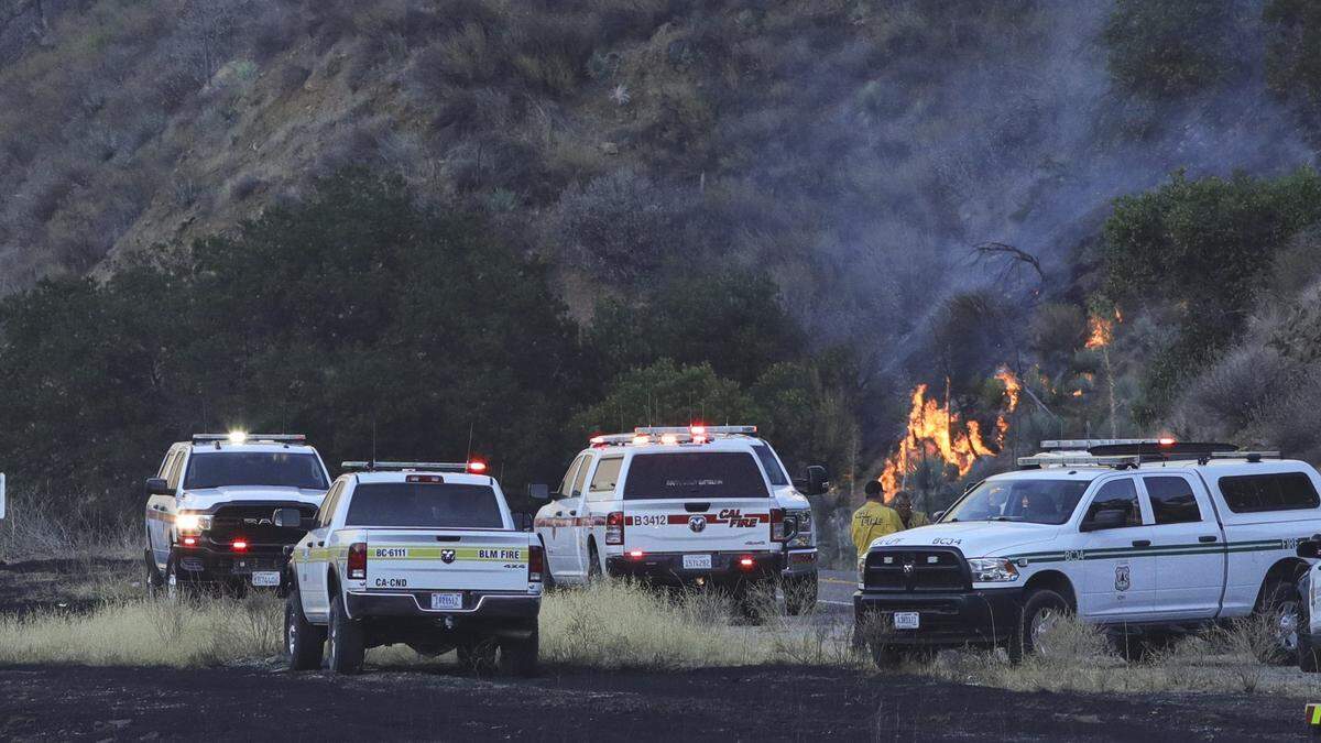 The Gifford Fire burned an estimated 5,000 acres on both sides of Highway 166 east of Highway 101 on August 1, 2025.