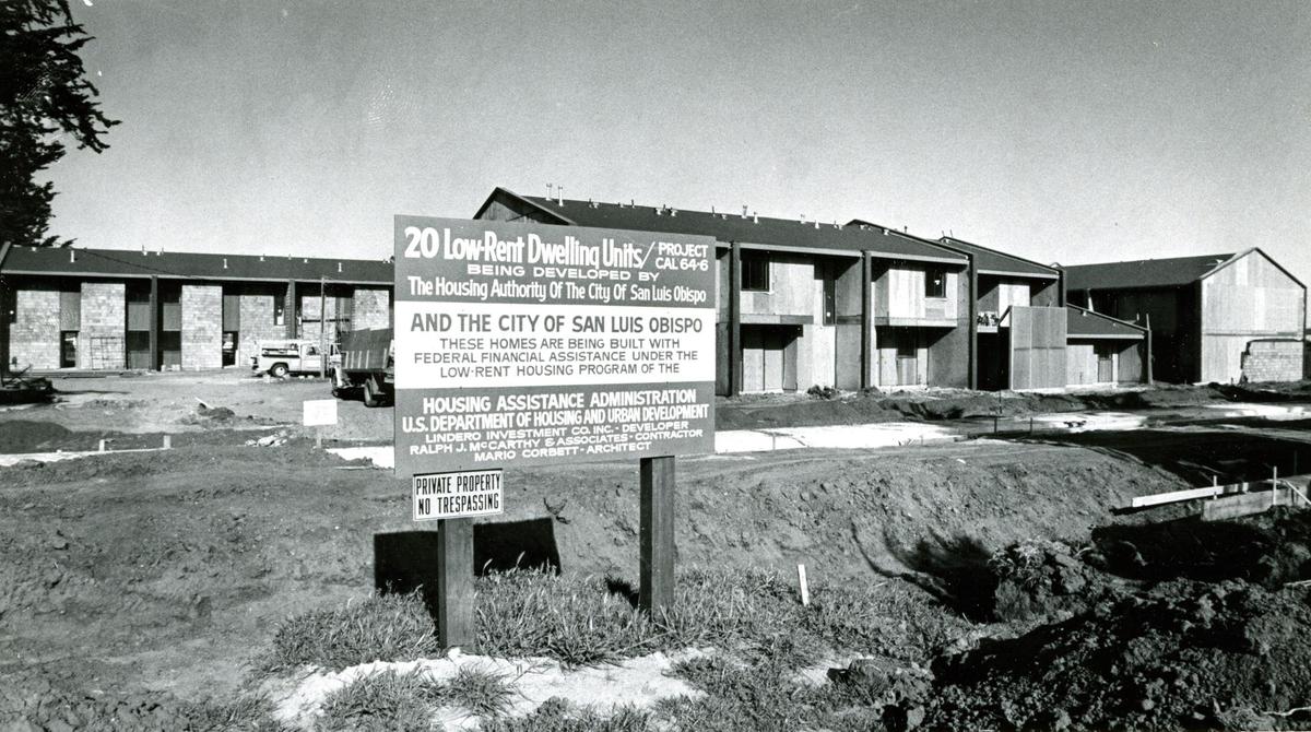 A new City Housing Authority apartment development on Los Osos Valley Road March 26, 1971. The agency was created after an election in 1968 approved its formation.