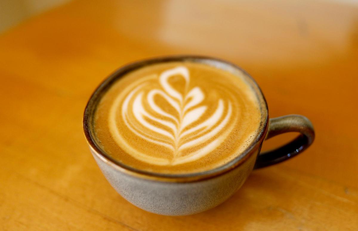 A pretty cappuccino is ready at Linnaea’s Cafe in San Luis Obispo. The cafe, which launched in 1984, has been owned by Rusty and Alex Quirk, husband and wife team, since 2023.