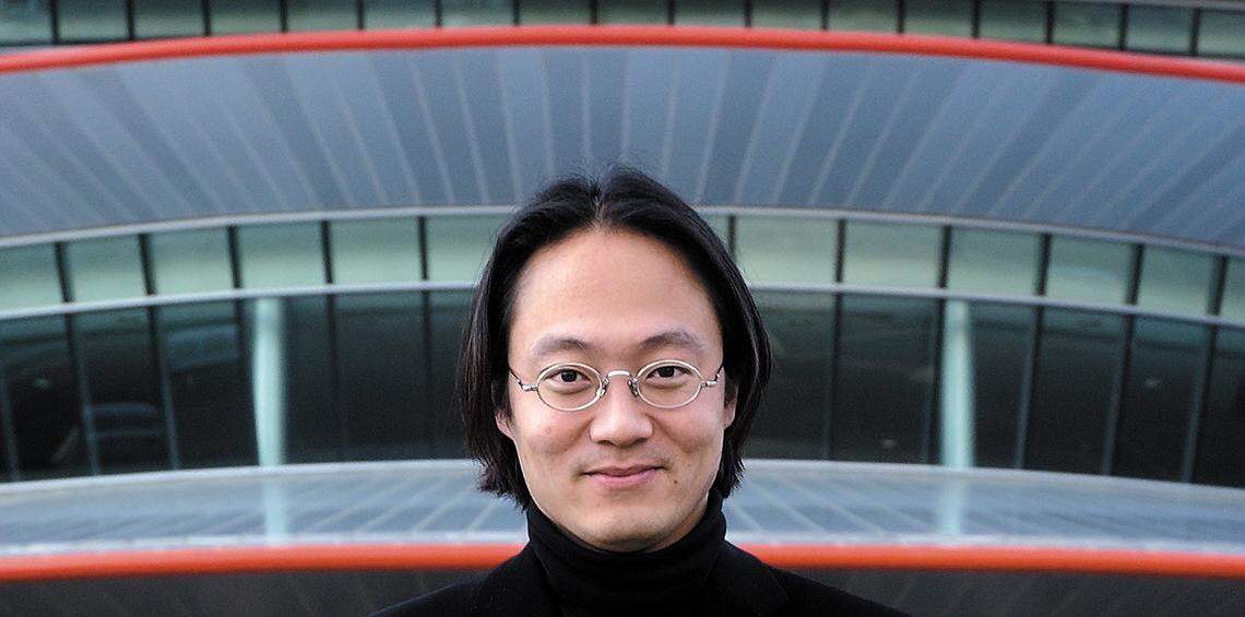 Scott Yoo was named Mozart Festival Director, succeeding founder Cliff Swanson. He was photographed in front of the Performing Arts Center at Cal Poly on Nov. 25, 2005. The event was renamed Festival Mozaic.