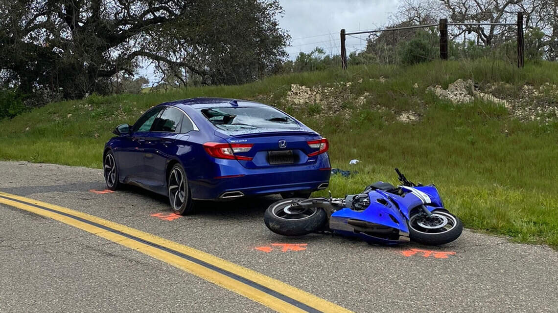 Motorcyclist killed in head-on collision involving SLO County driver
