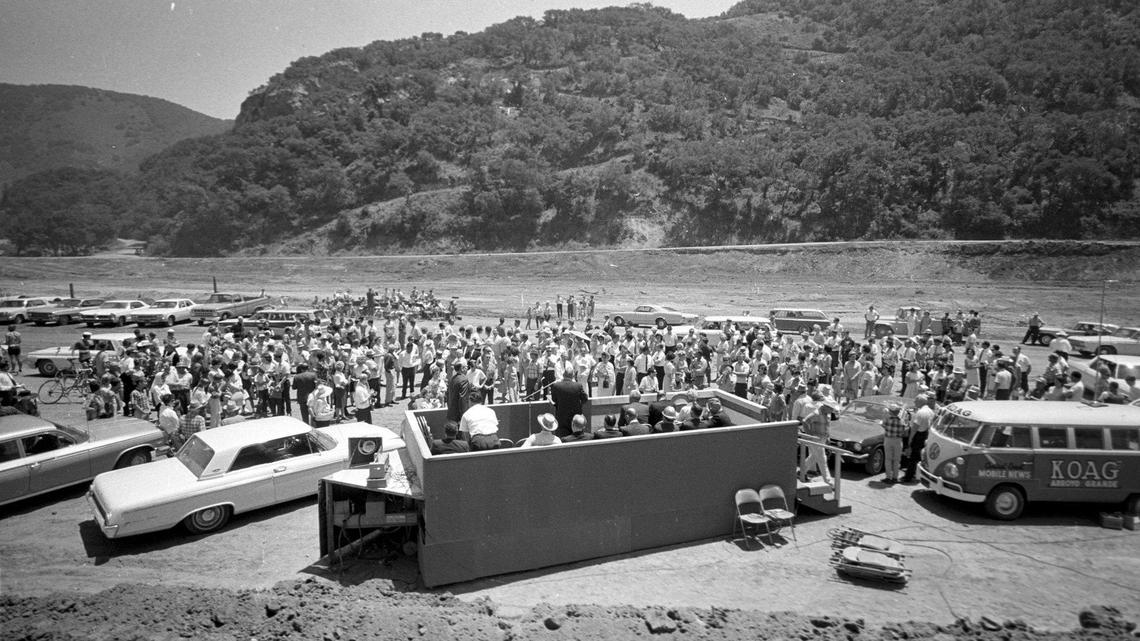 Lopez Lake just spilled for the first time in 25 years. When did reservoir first fill?